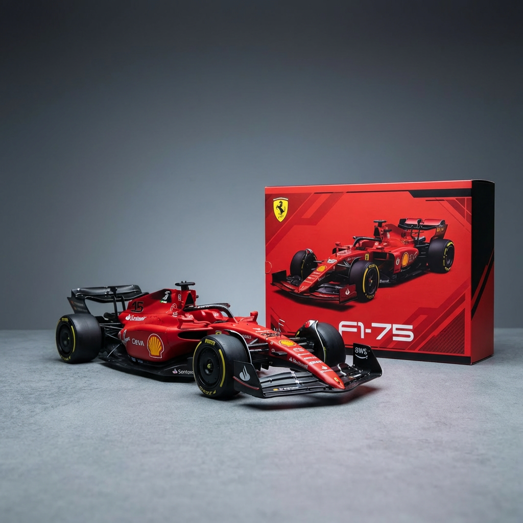 Rastar 2509PCS 1:8 Technik F1 Ferrari Racing Formula Building Blocks Model MOC Car Bricks Toy