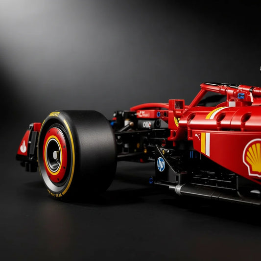 Rastar 2509PCS 1:8 Technik F1 Ferrari Racing Formula Building Blocks Model MOC Car Bricks Toy