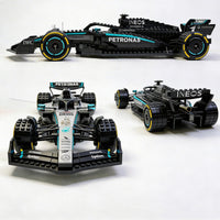 Rastar 2509PCS 1:8 Technik F1 Mercedes Racing Formula Building Blocks Model MOC Car Bricks Toy